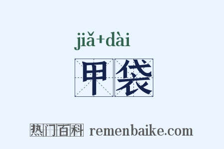 甲袋是什么意思的图片